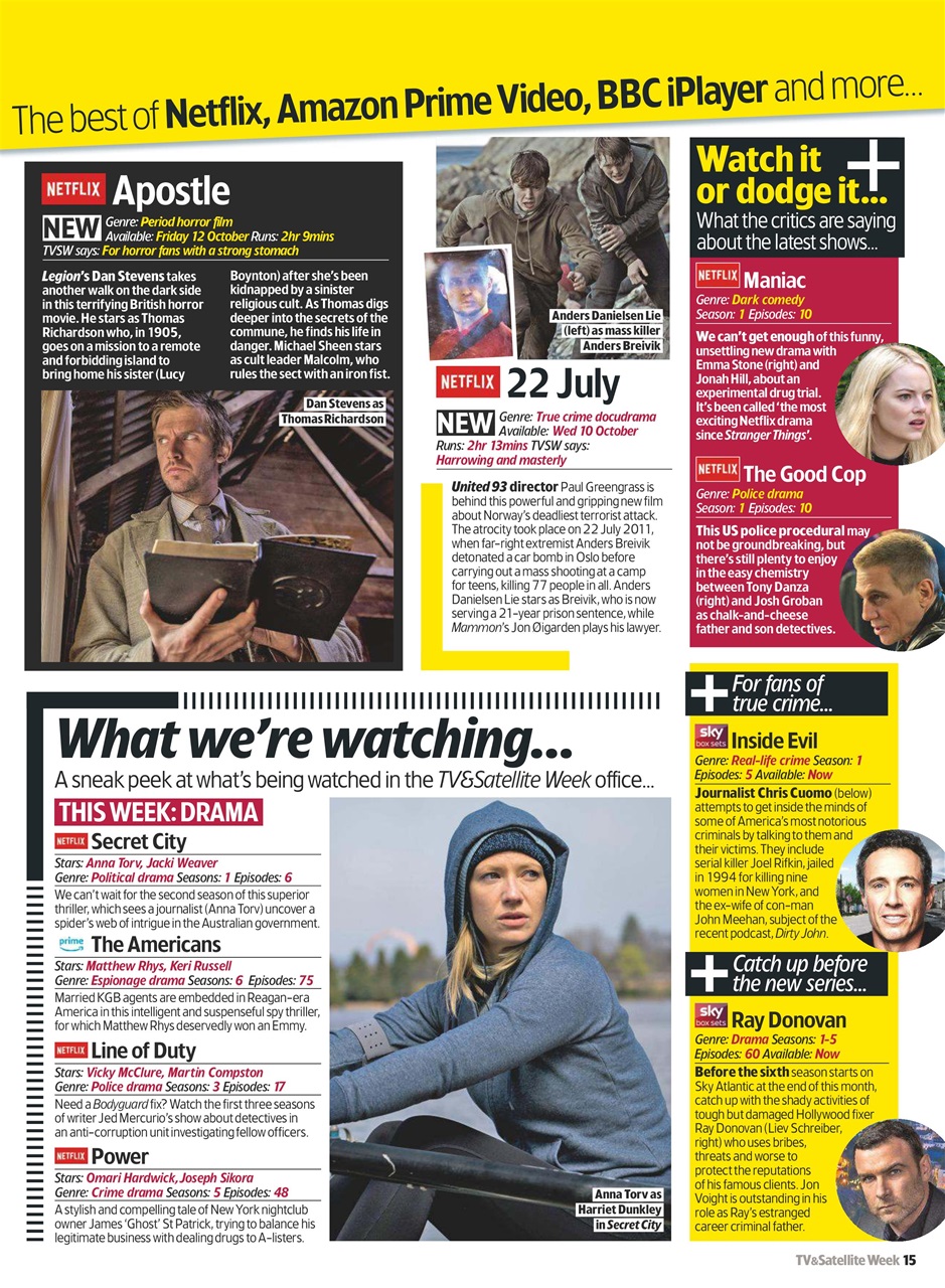 TV & Satellite Week Preview Pages