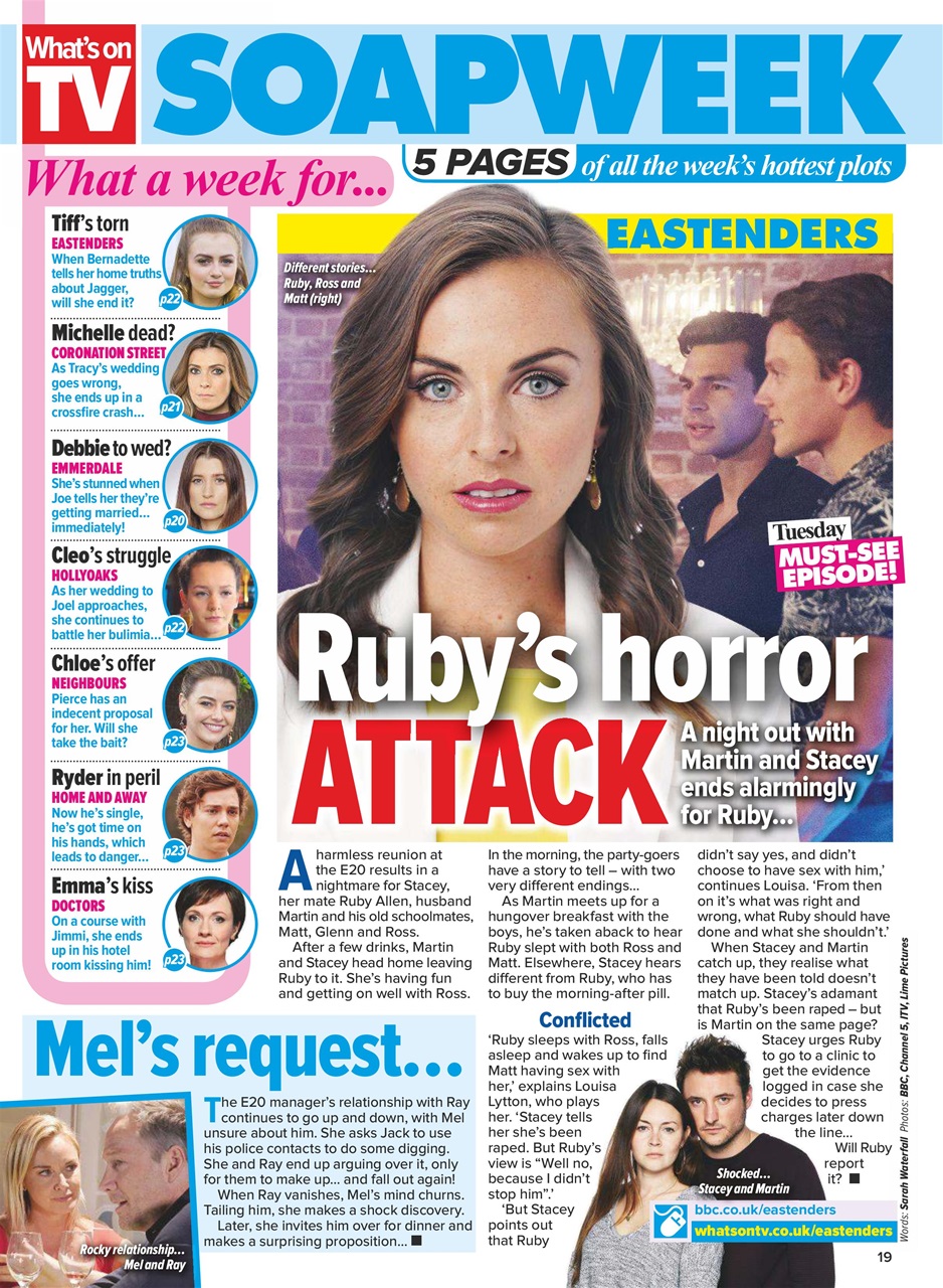 What's on TV Preview Pages