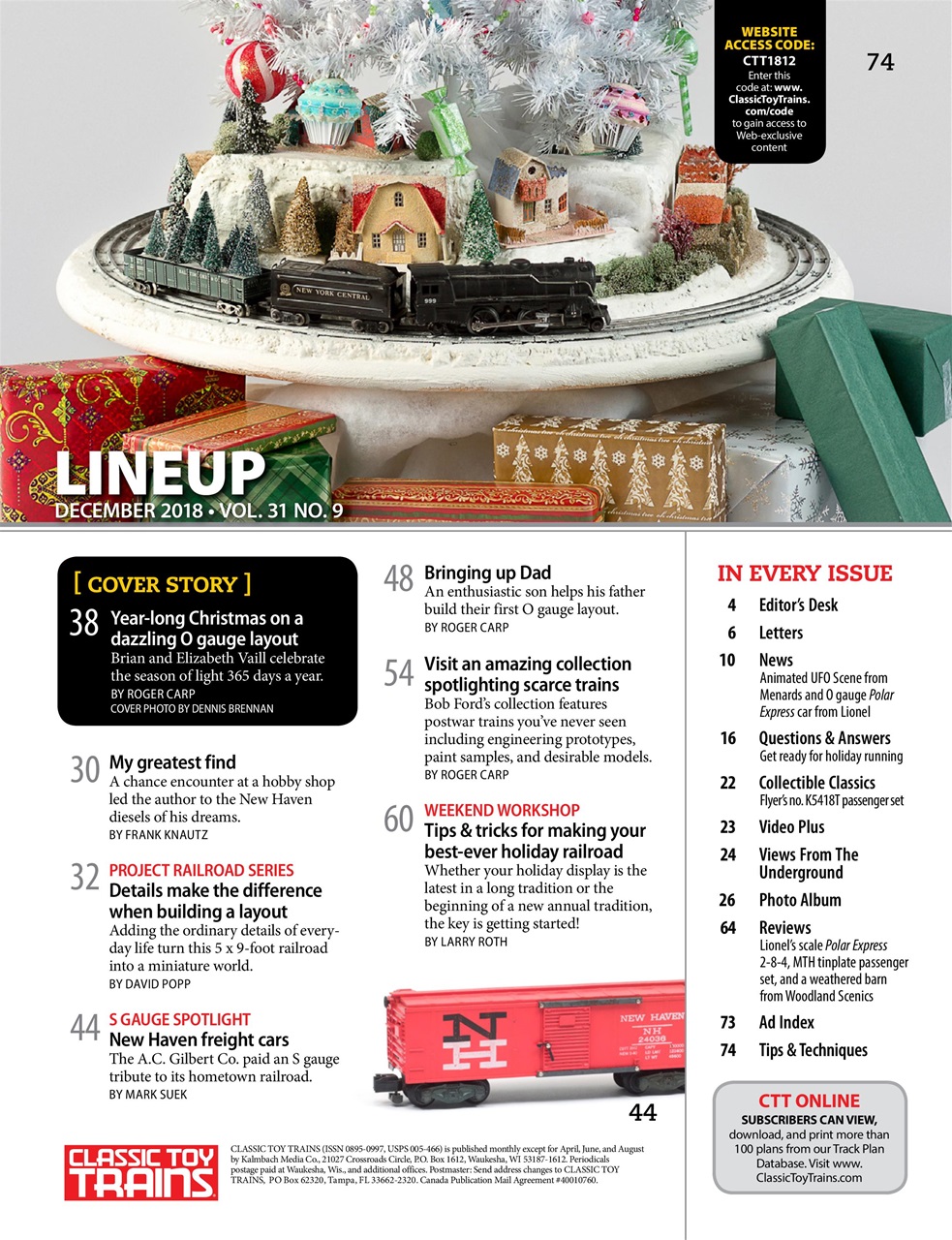 Classic Toy Trains Preview Pages