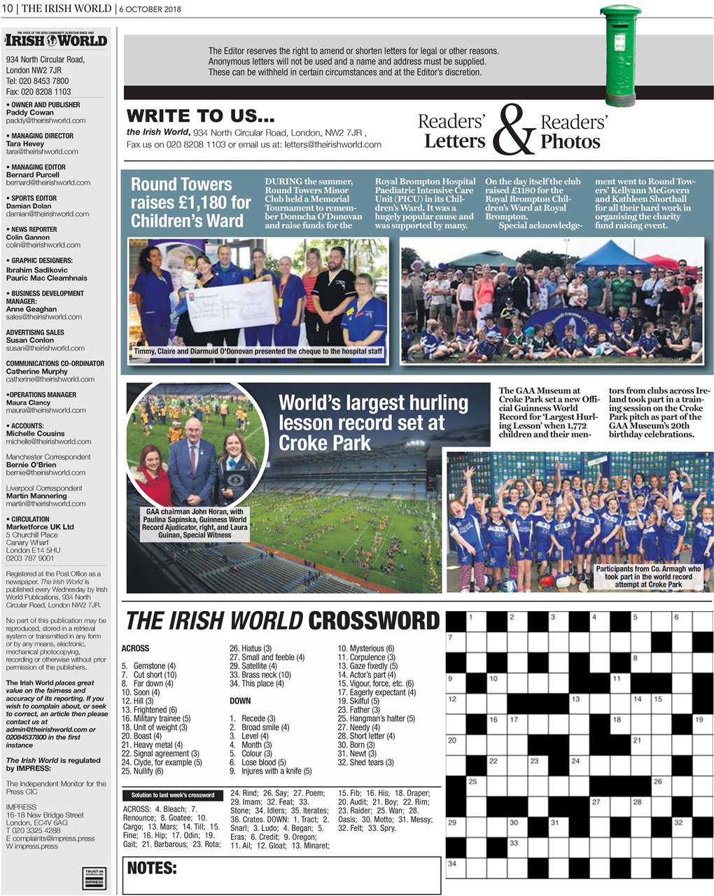 Irish World Preview Pages