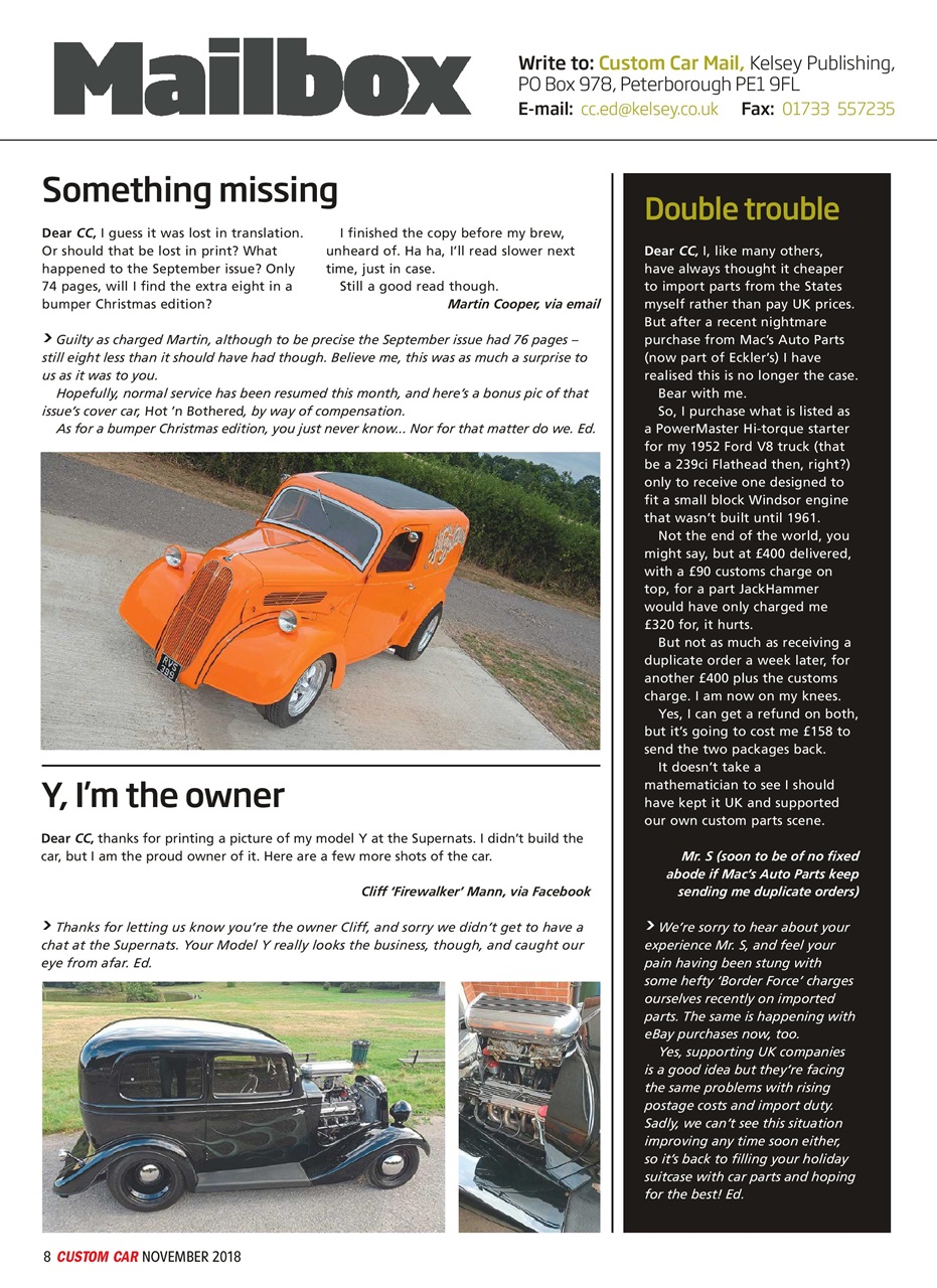 Custom Car Preview Pages