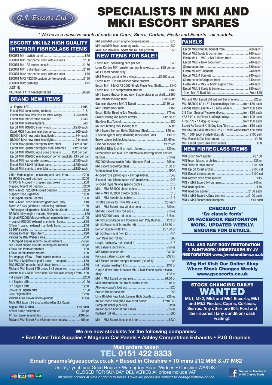 Classic Ford Preview Pages