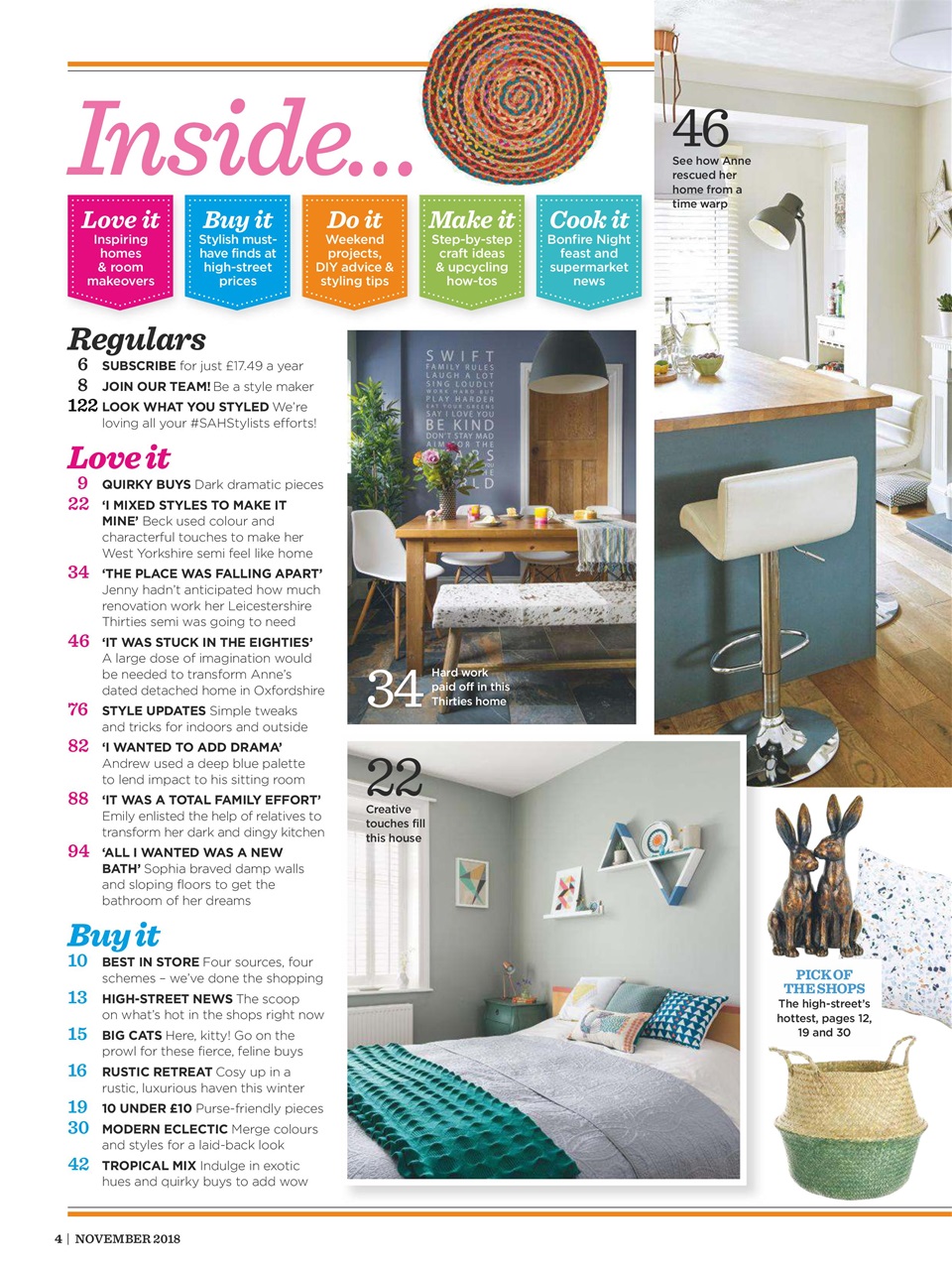 Style at Home Preview Pages