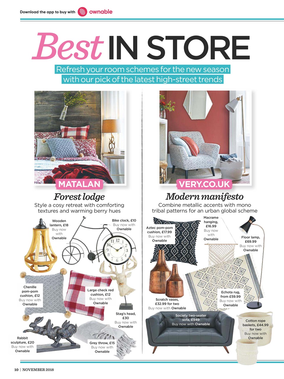 Style at Home Preview Pages