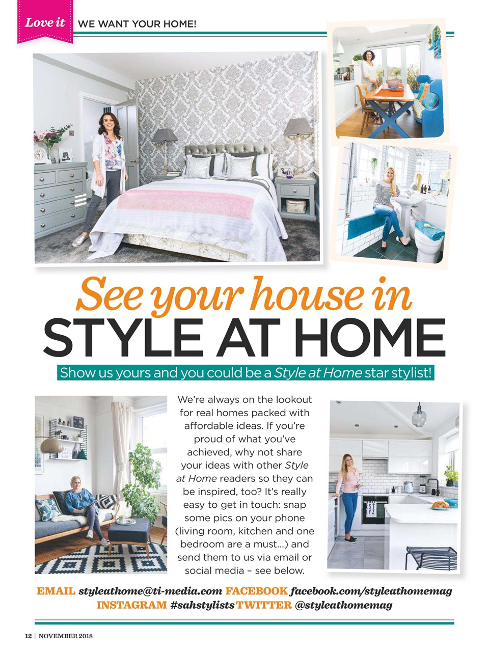 Style at Home Preview Pages