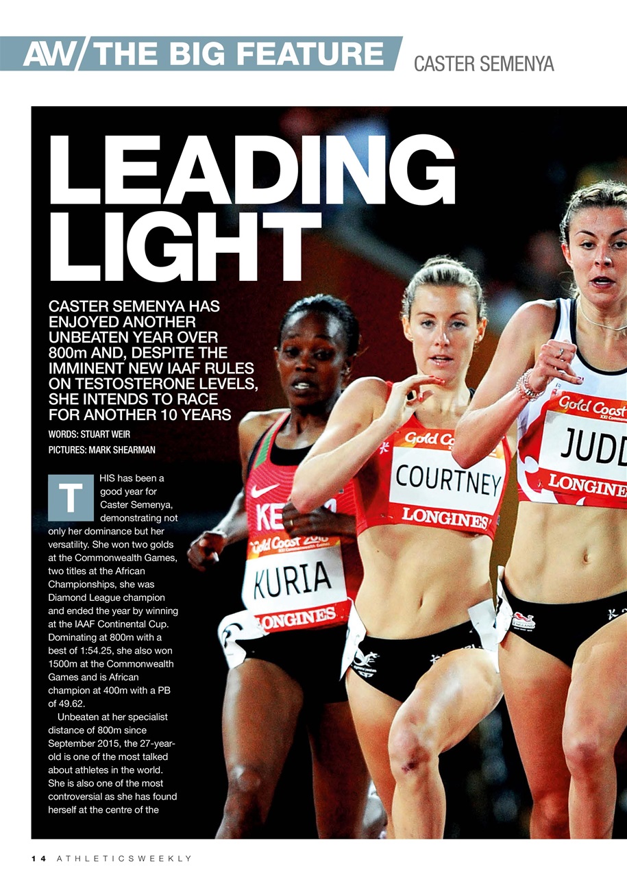 AW – Athletics Weekly Magazine Preview Pages