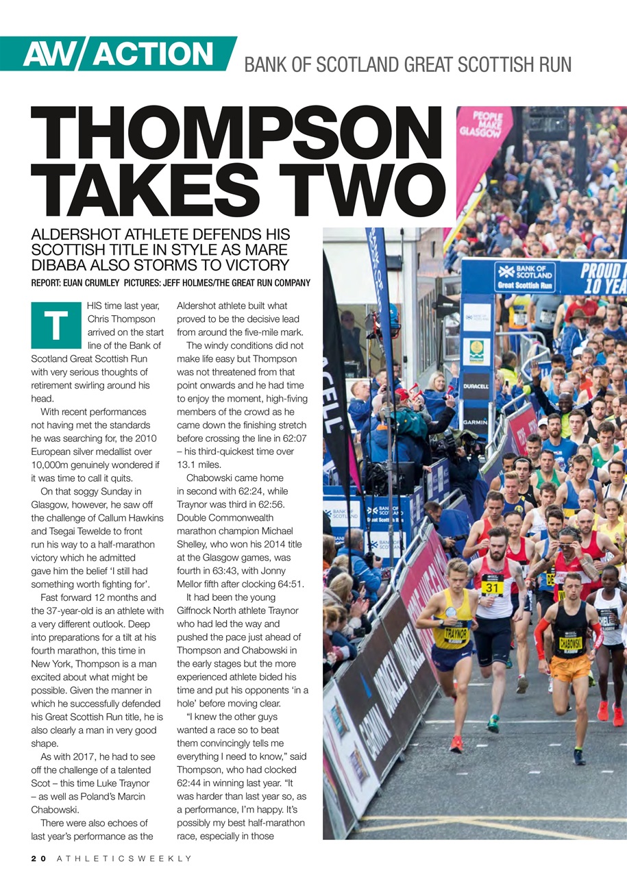 AW – Athletics Weekly Magazine Preview Pages