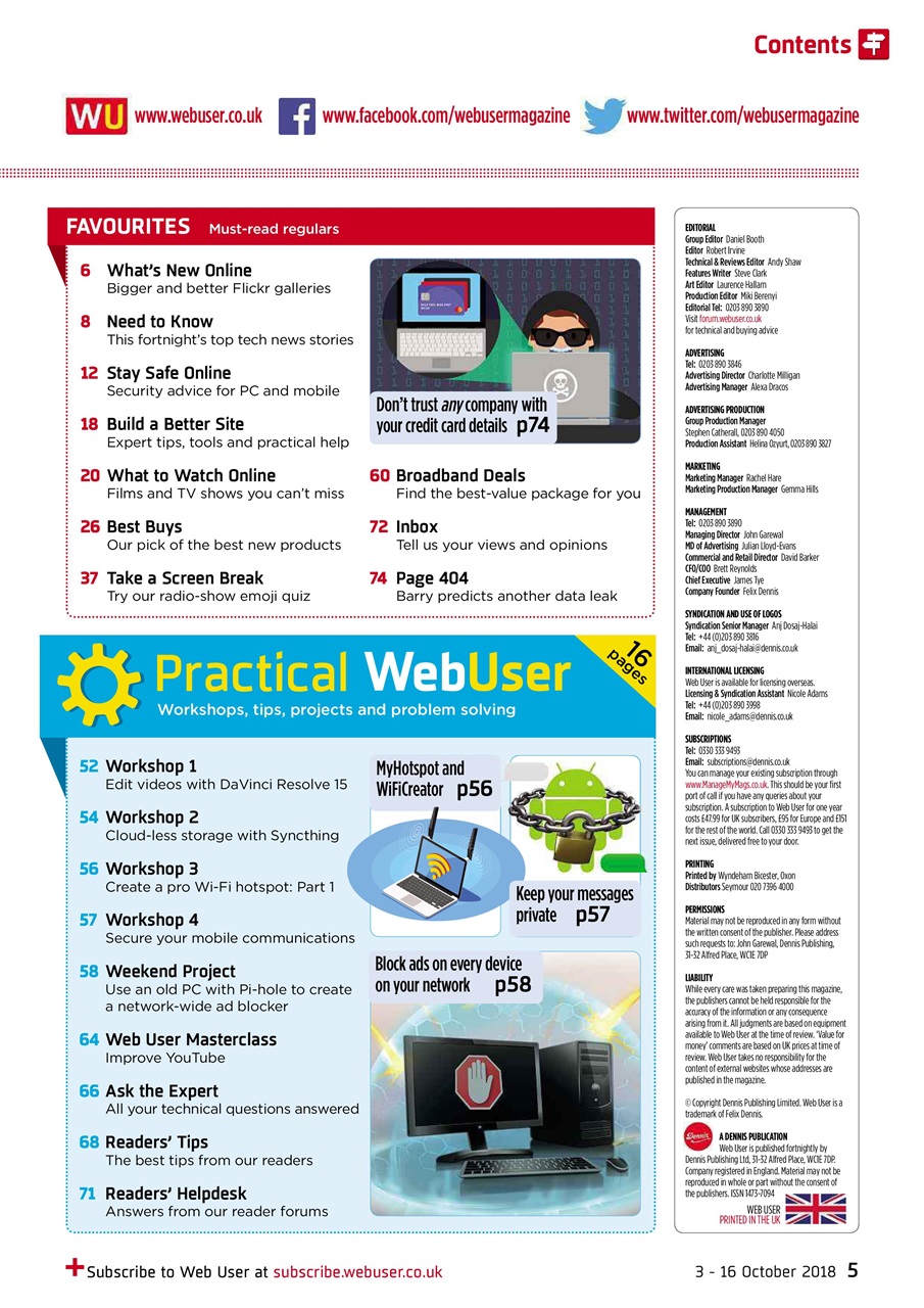 Webuser Preview Pages