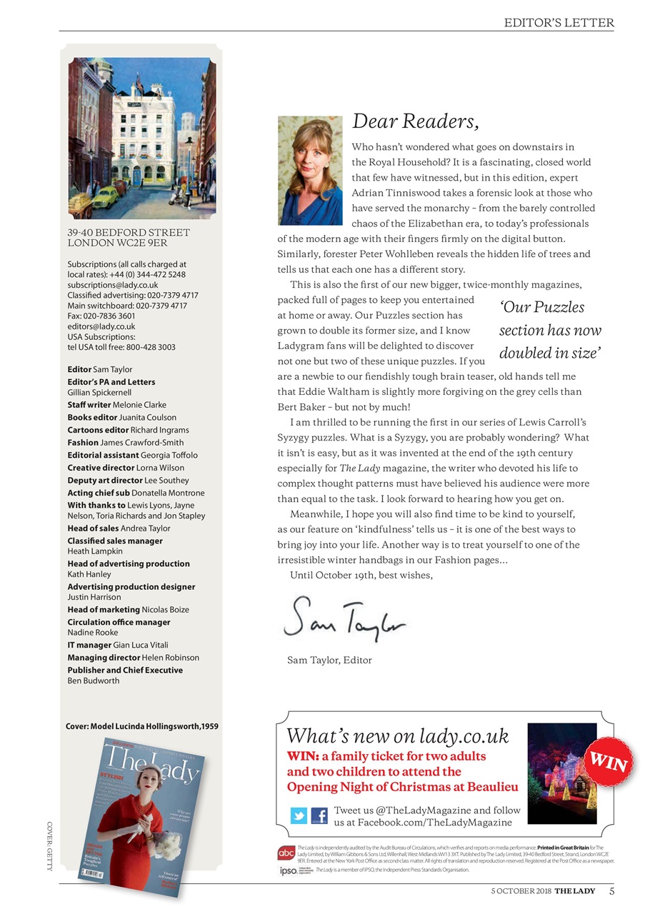 The Lady Preview Pages