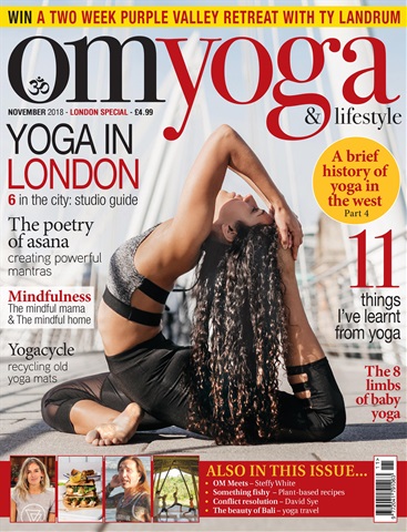 OM Yoga Magazine issue Nov-18