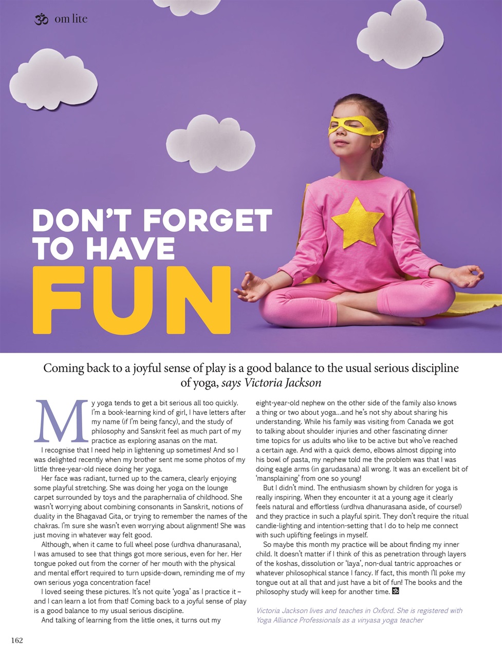 OM Yoga Magazine Preview Pages