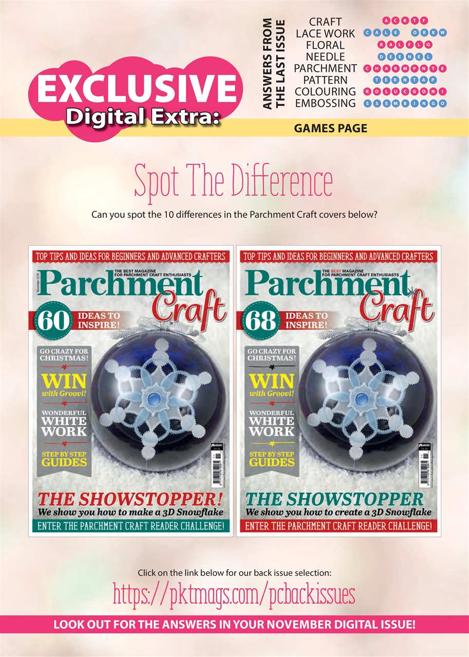 Parchment Craft Preview Pages