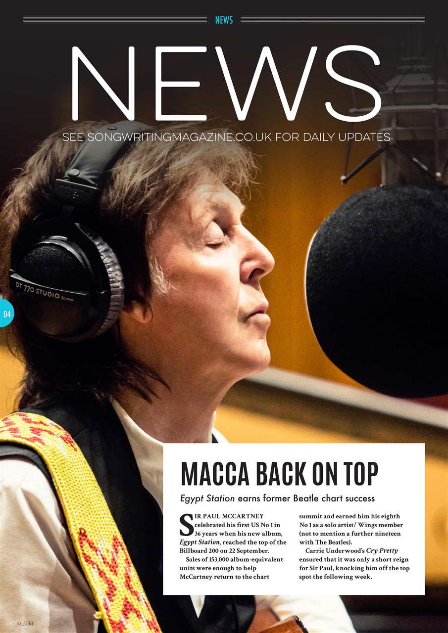Songwriting Magazine Preview Pages