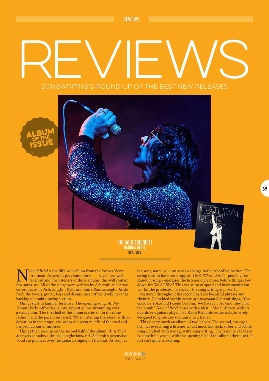 Songwriting Magazine Preview Pages