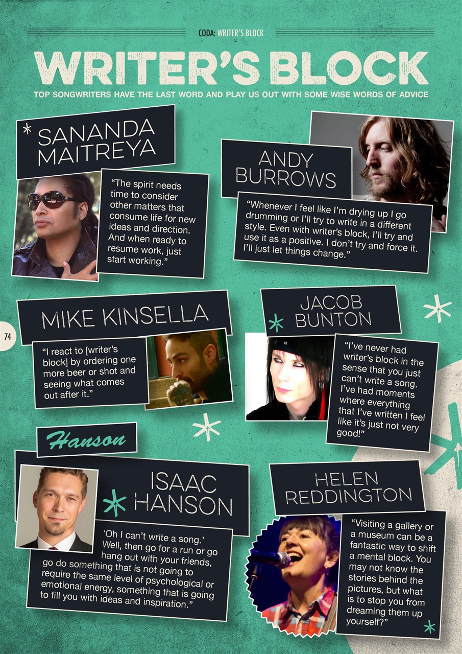 Songwriting Magazine Preview Pages
