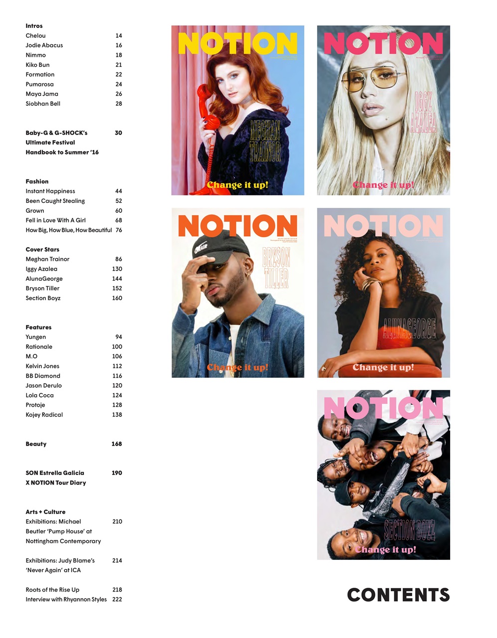 Notion Magazine Preview Pages