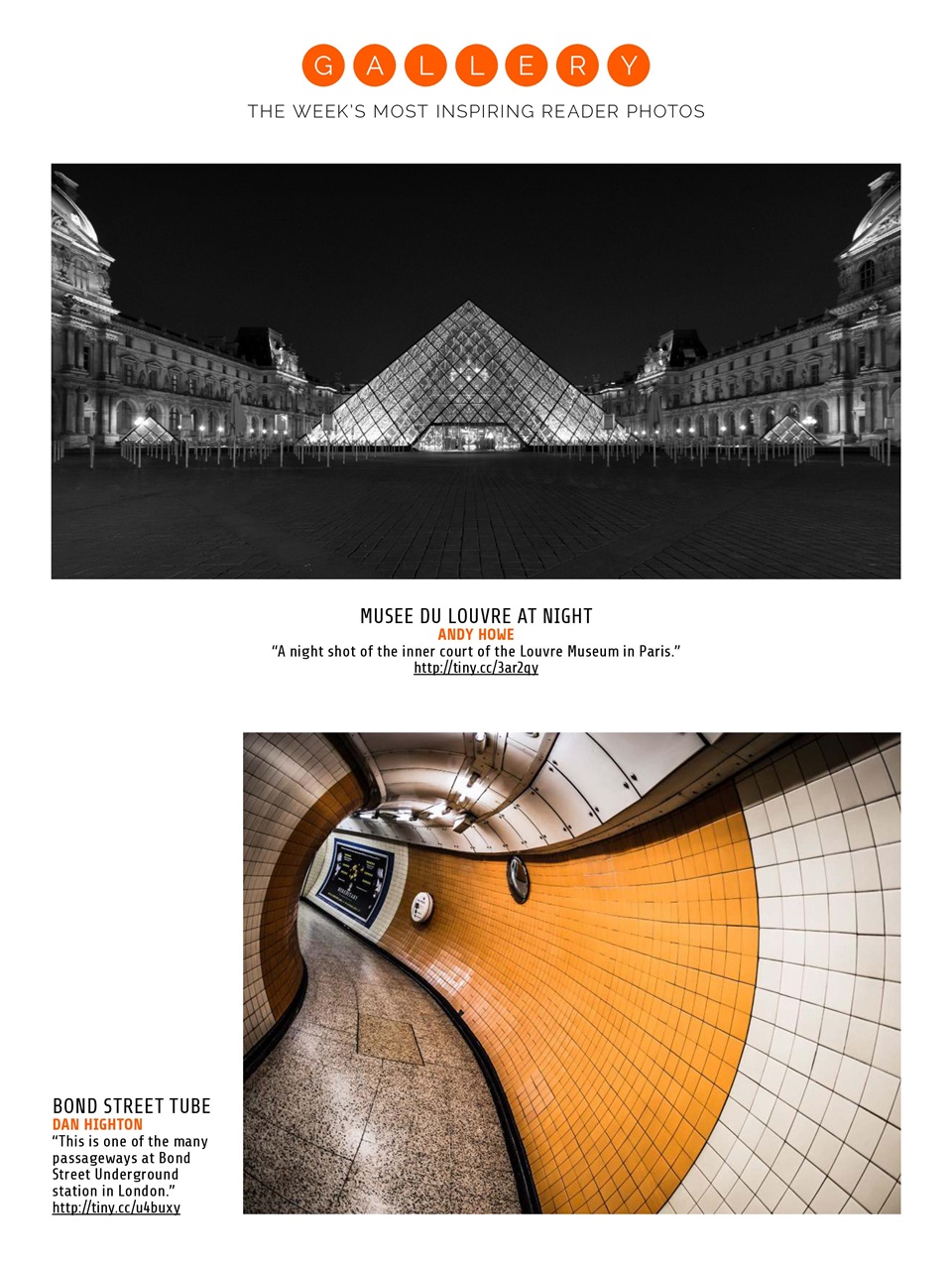 Photography Week Preview Pages