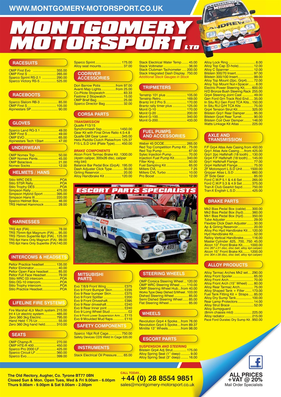 Pacenotes Rally magazine Preview Pages