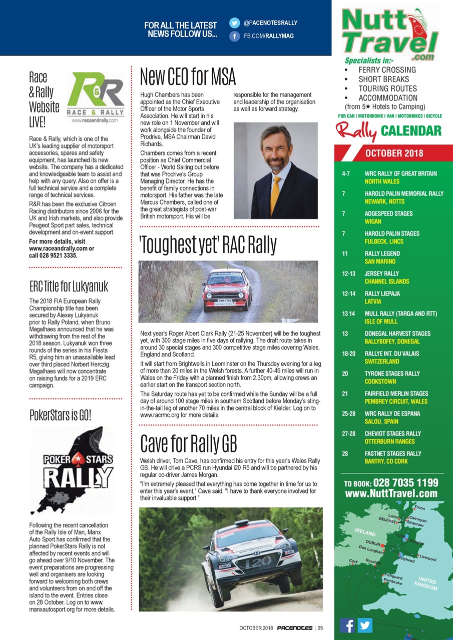 Pacenotes Rally magazine Preview Pages