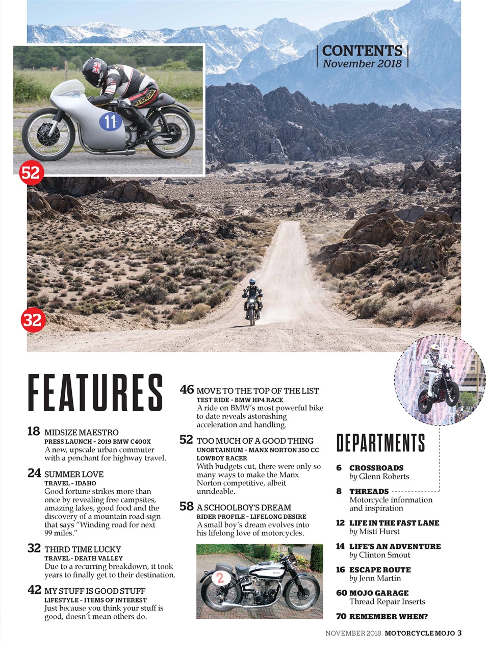 Motorcycle Mojo Preview Pages