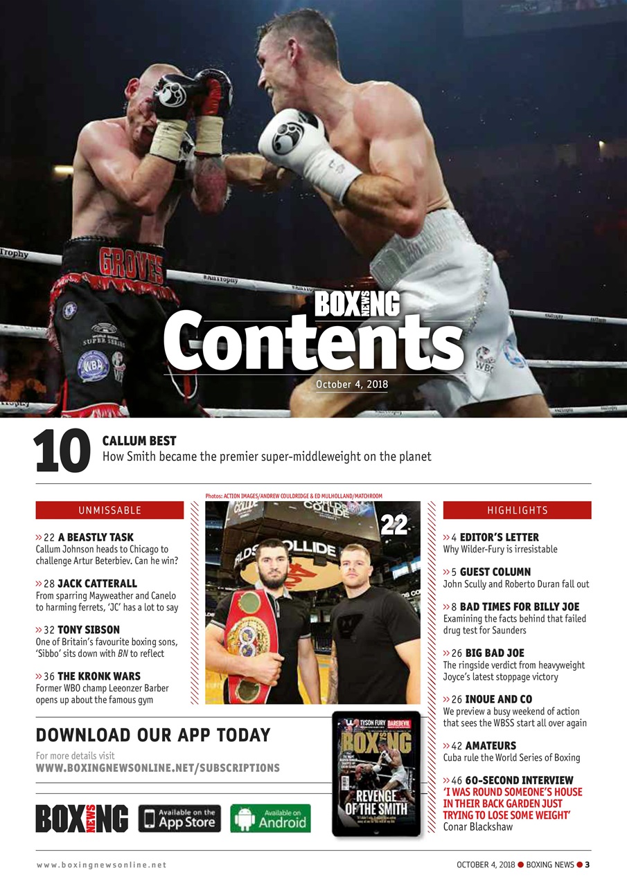 Boxing News Preview Pages