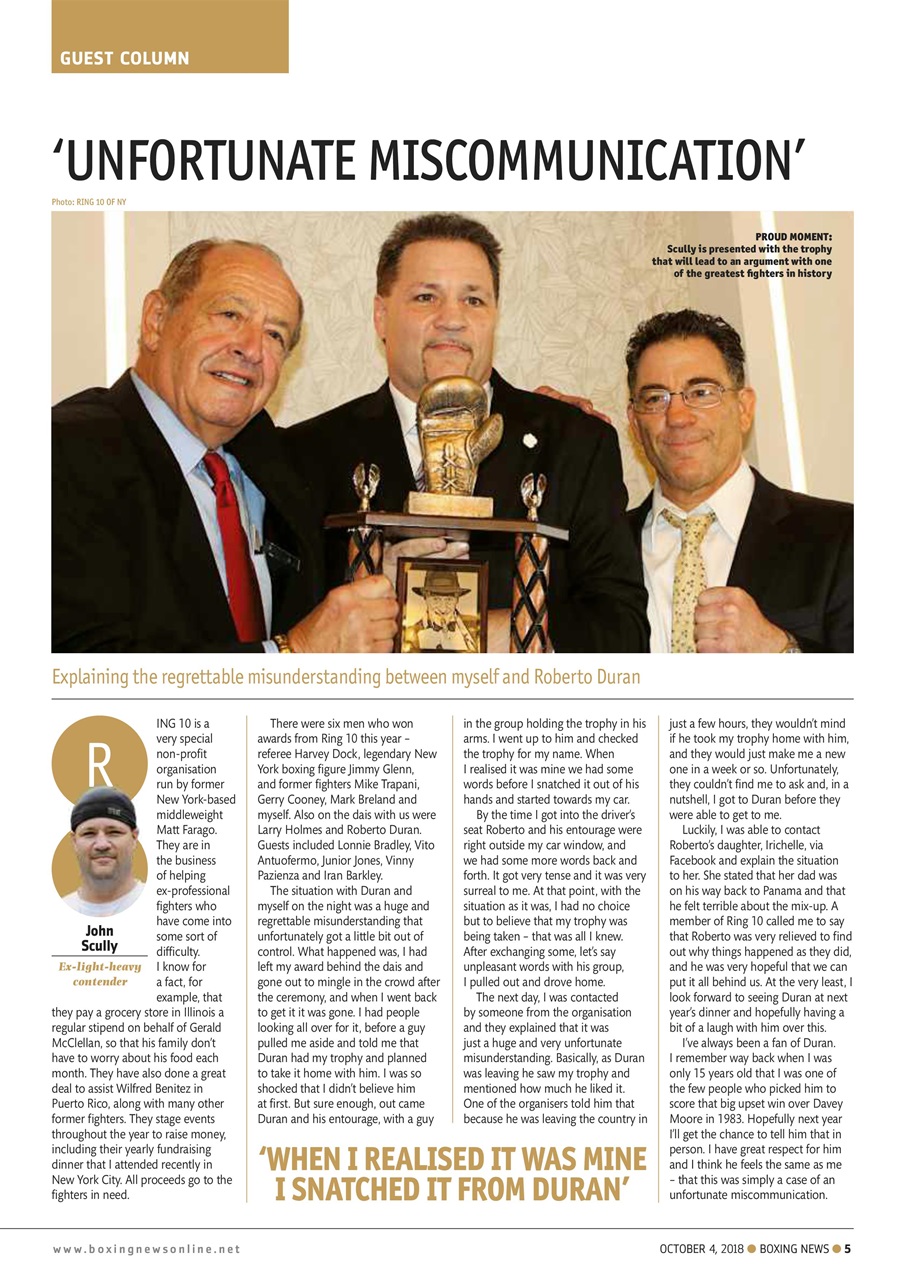 Boxing News Preview Pages