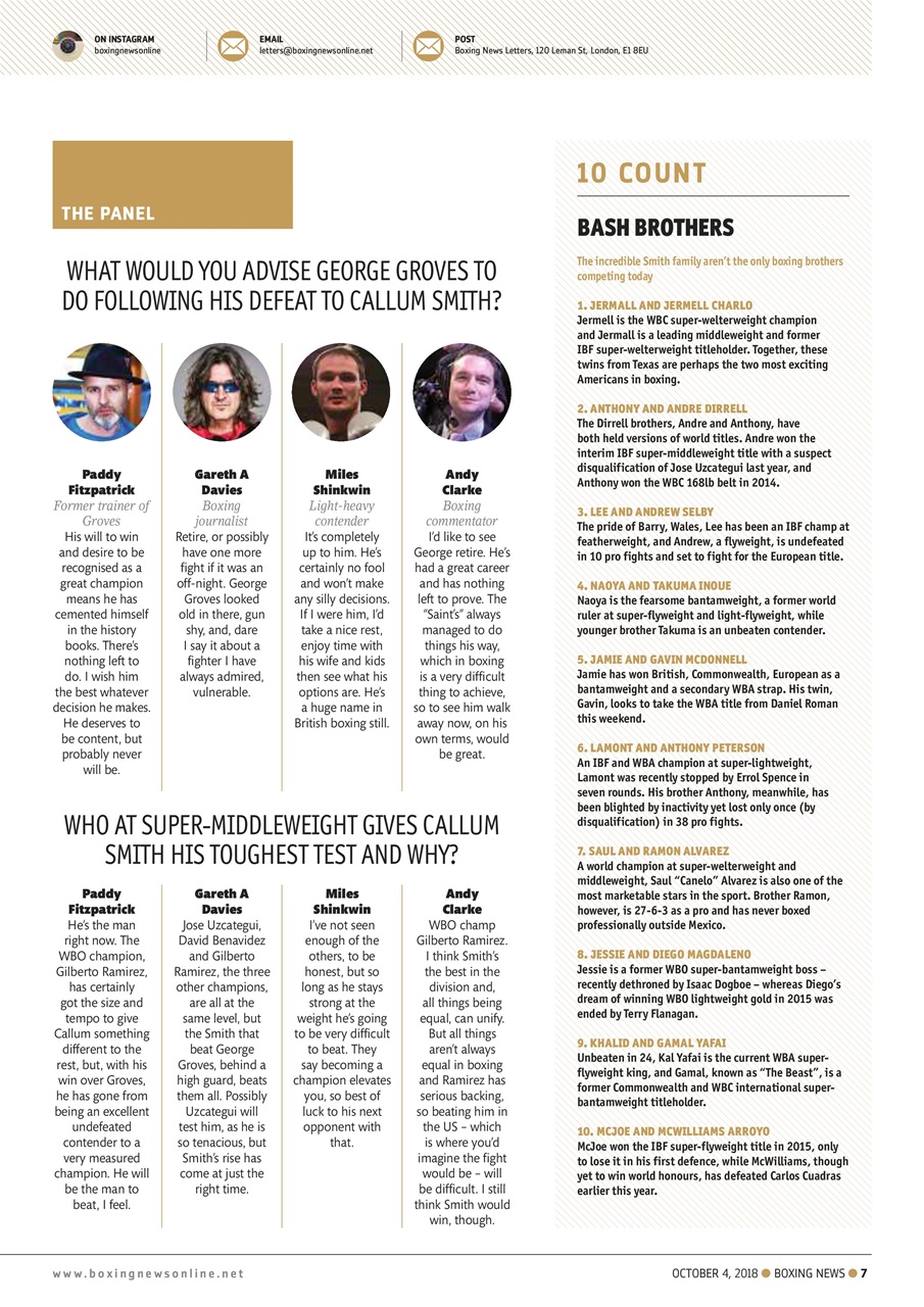 Boxing News Preview Pages