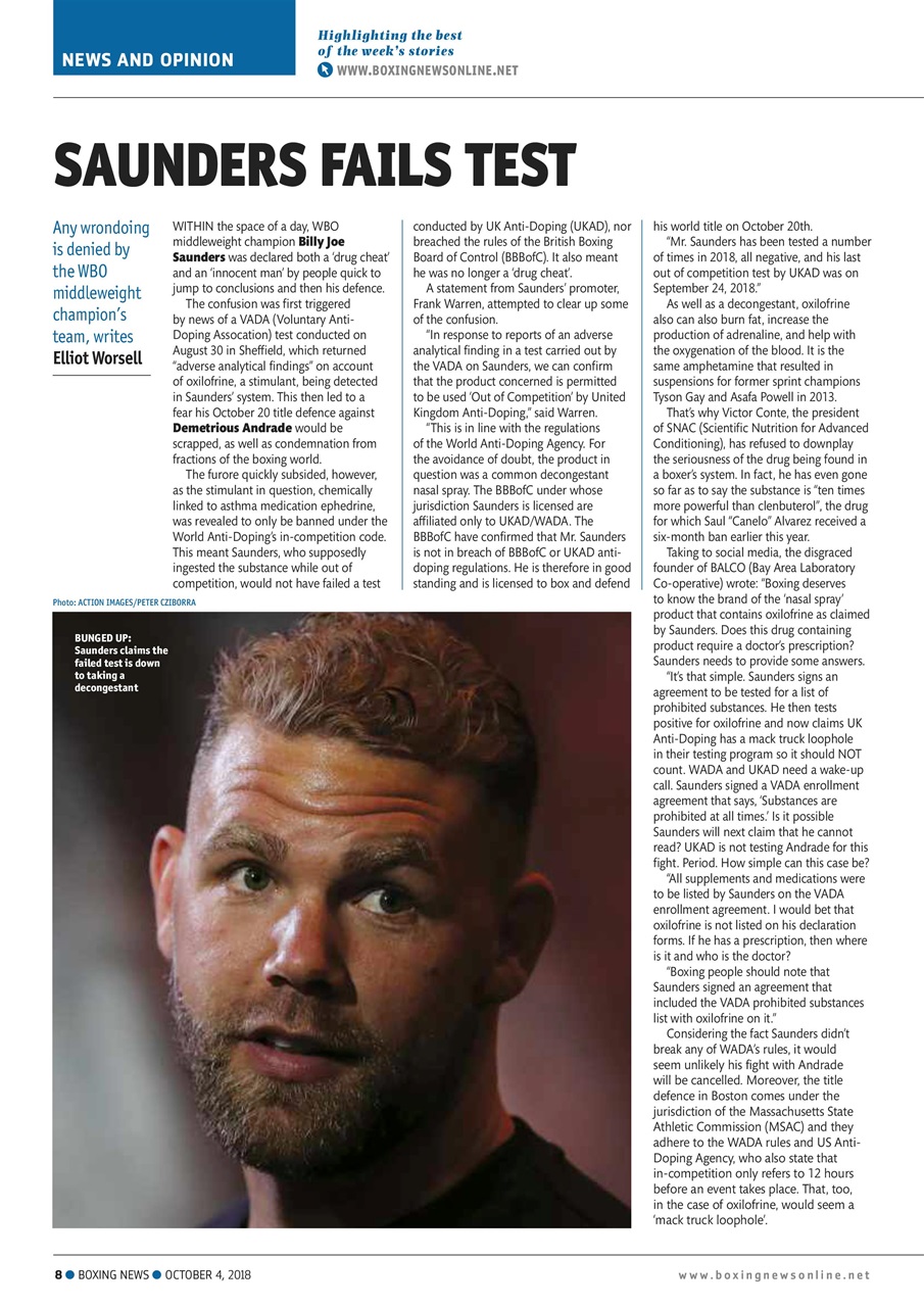Boxing News Preview Pages