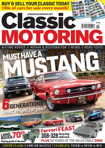 Classic Motoring issue Nov-18