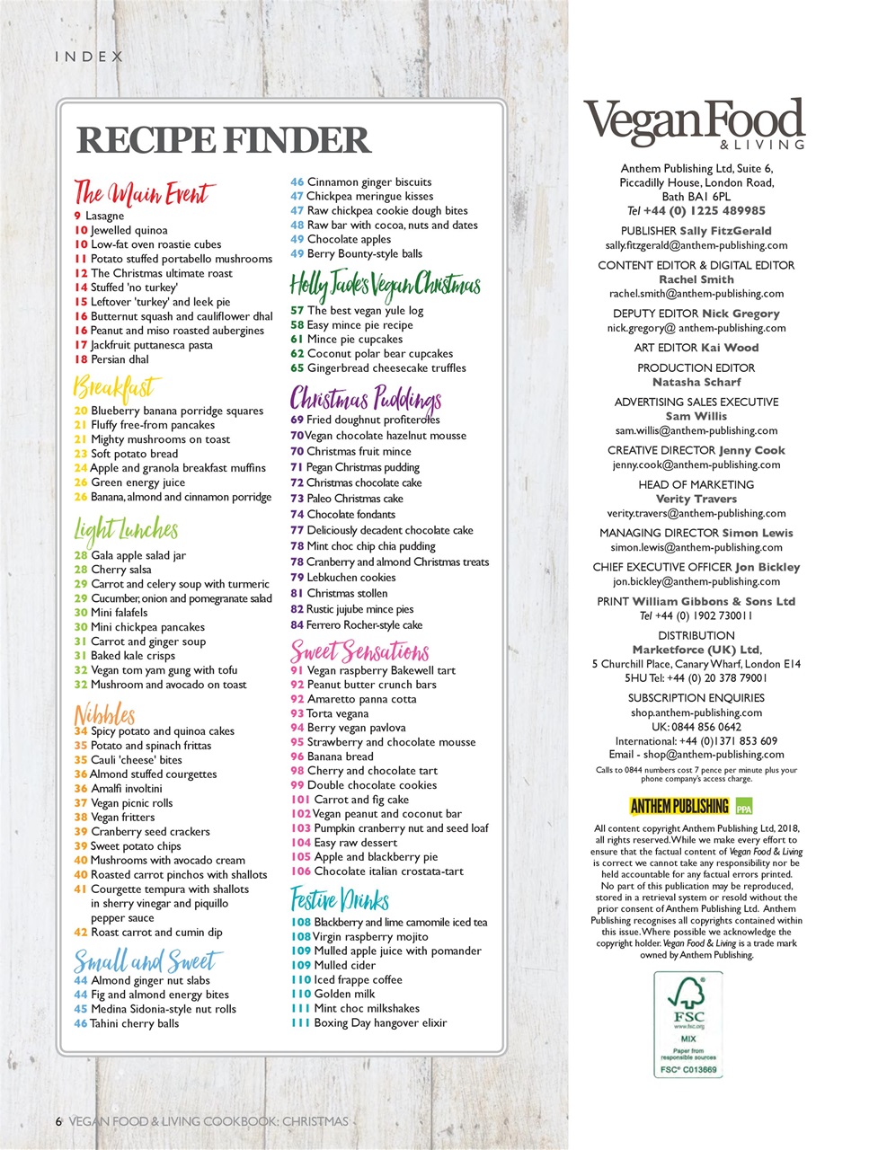 Vegan Cookbook Preview Pages
