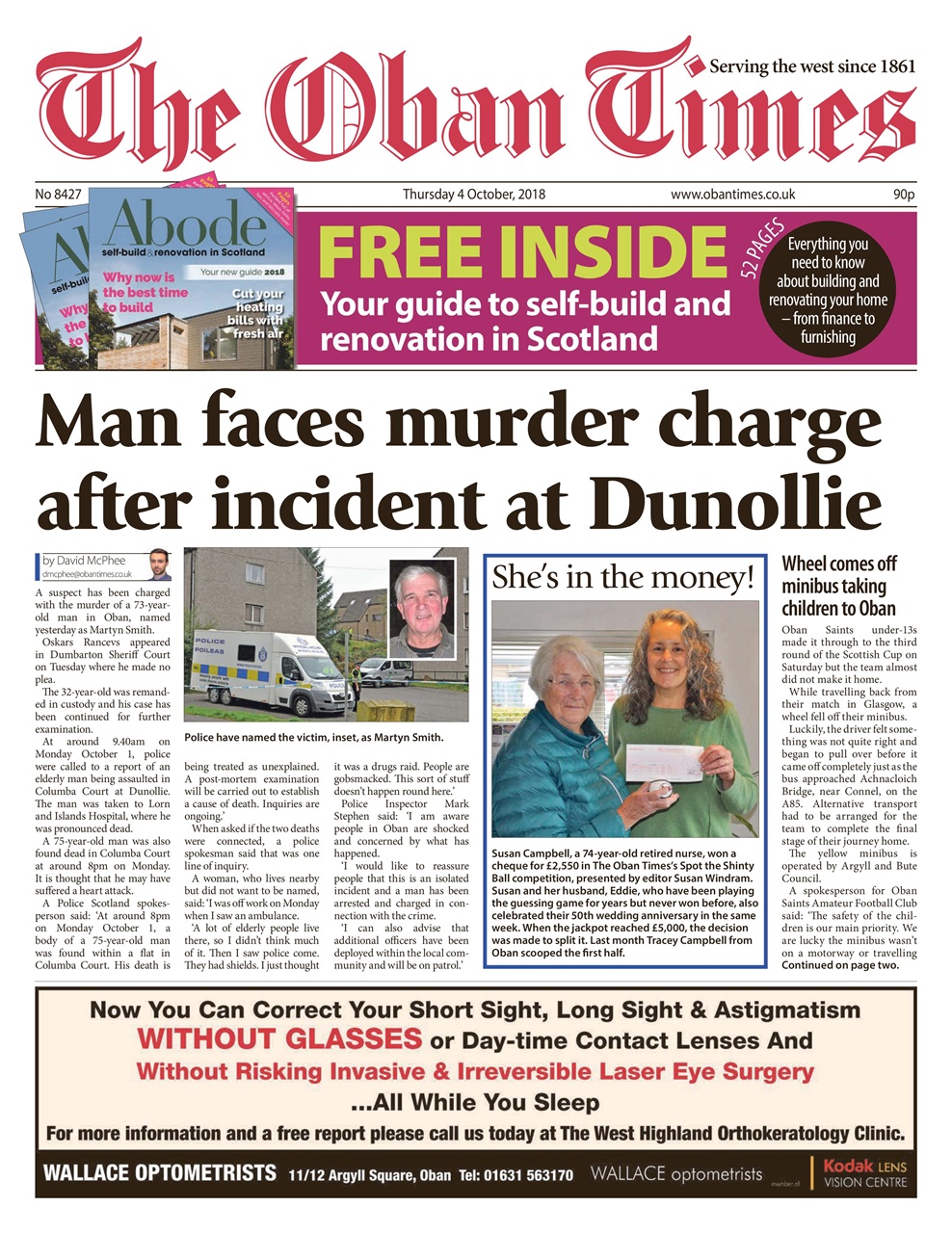 The Oban Times & Lochaber Times Preview Pages