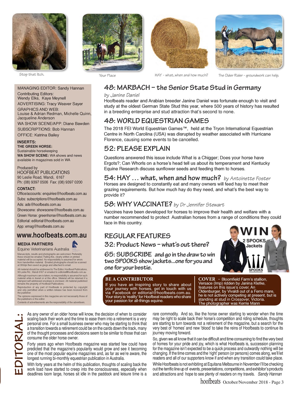 Hoofbeats Preview Pages