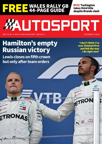 Autosport issue 4th October 2018