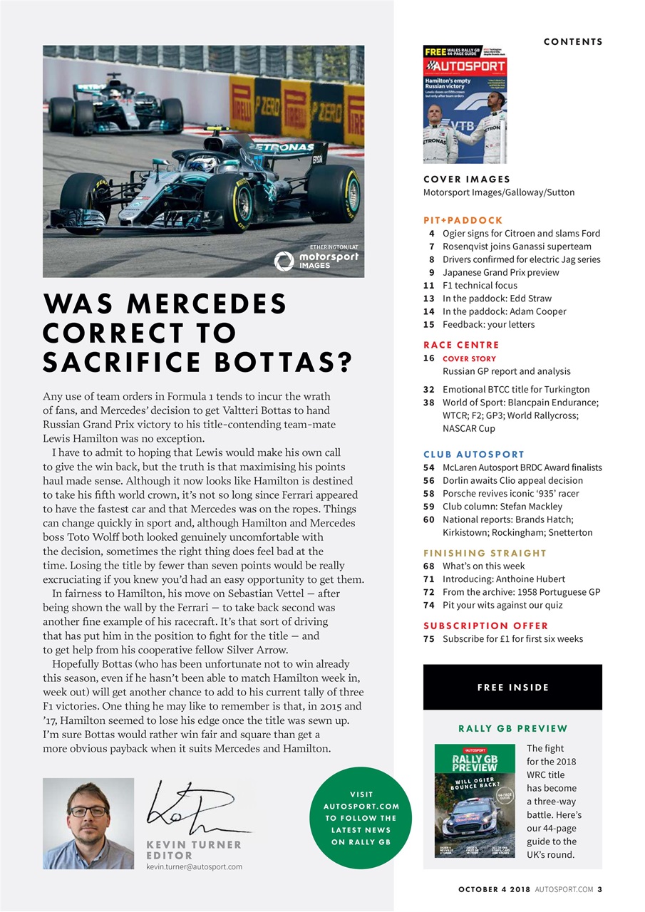 Autosport Preview Pages