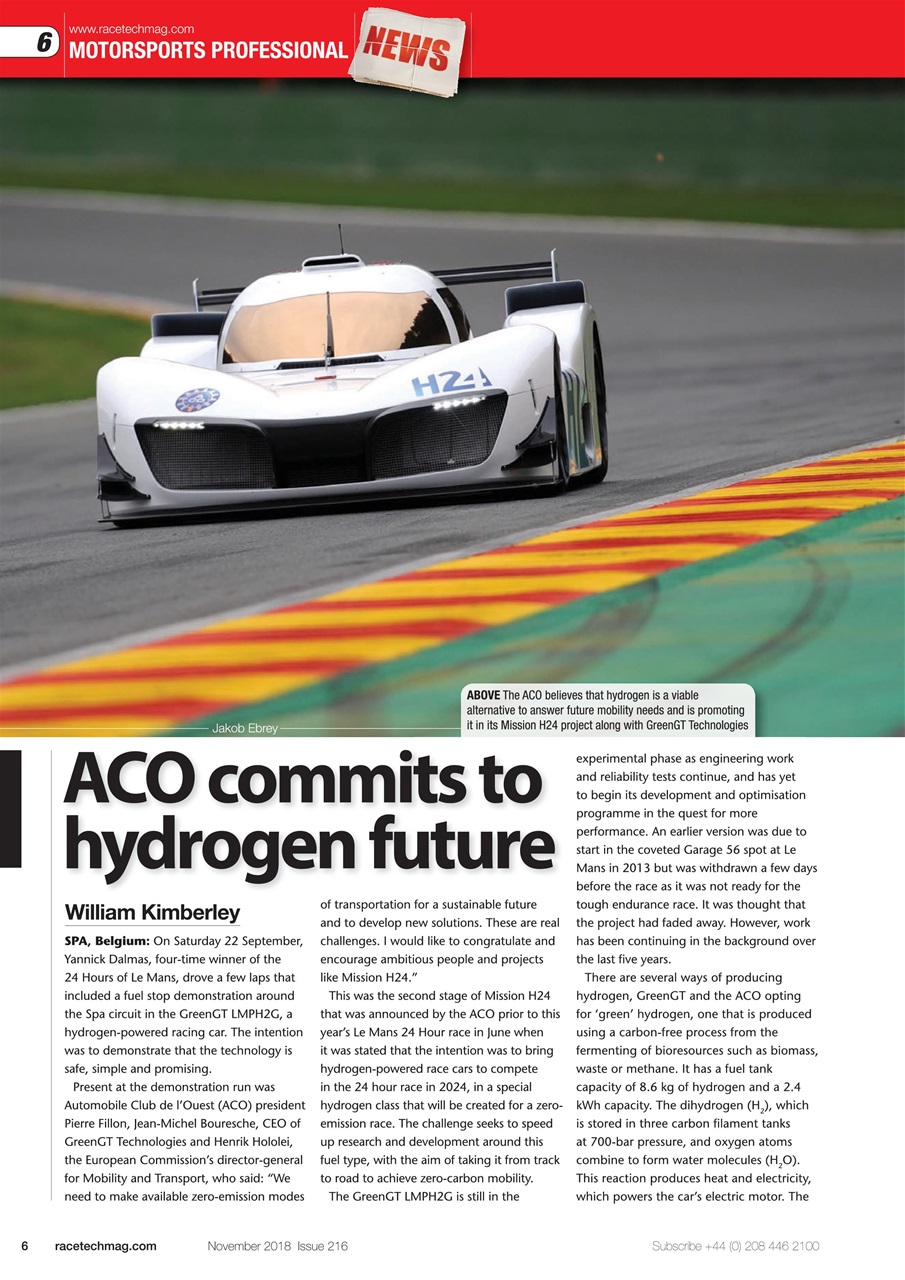 Race Tech Preview Pages