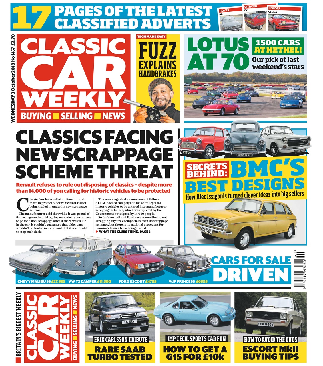 Classic Car Weekly Preview Pages