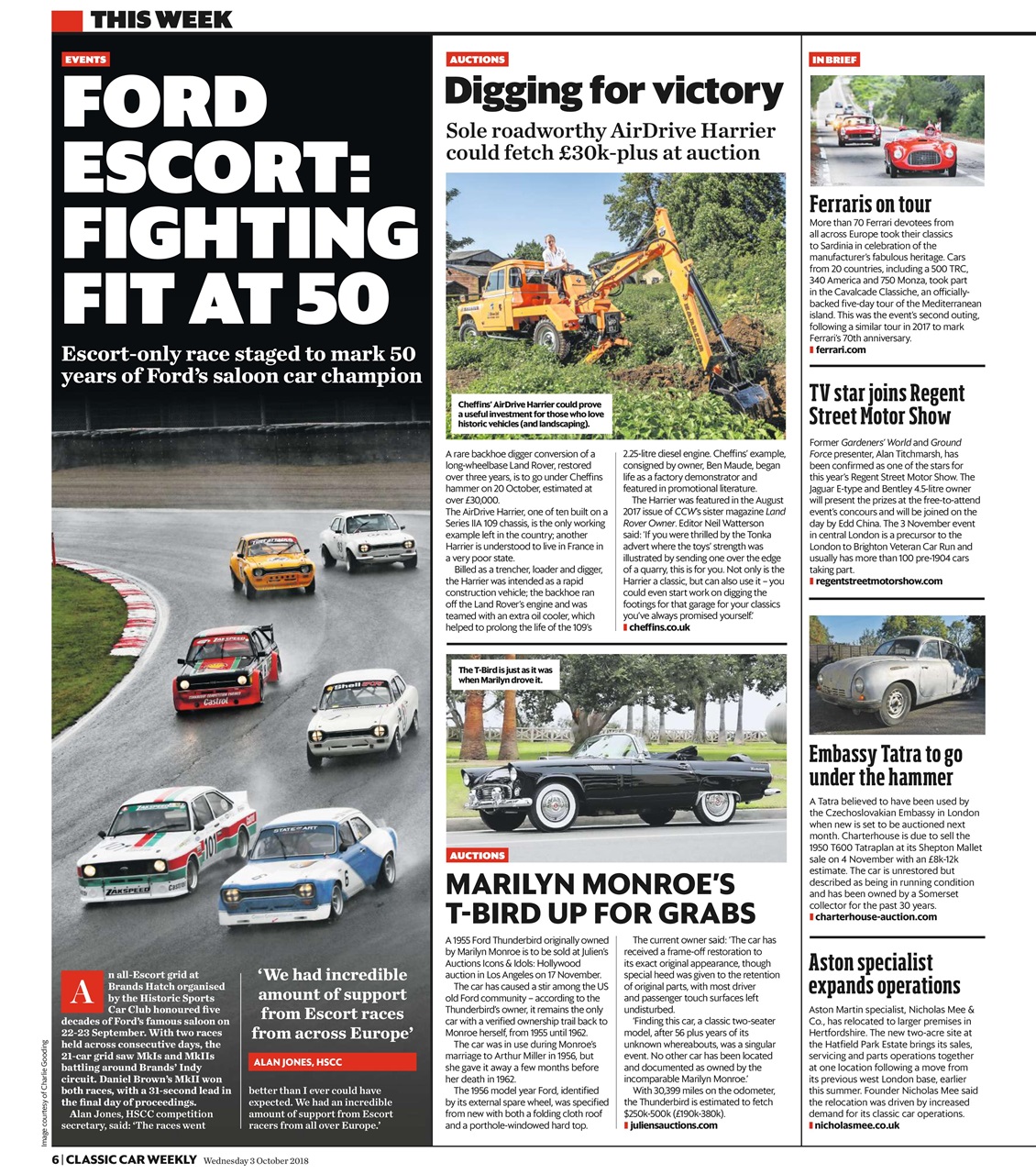 Classic Car Weekly Preview Pages