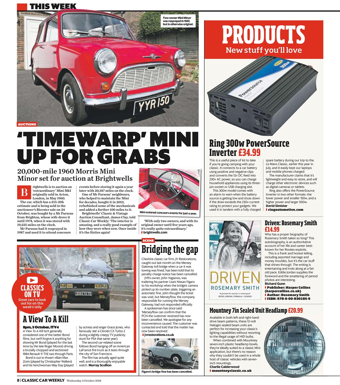 Classic Car Weekly Preview Pages