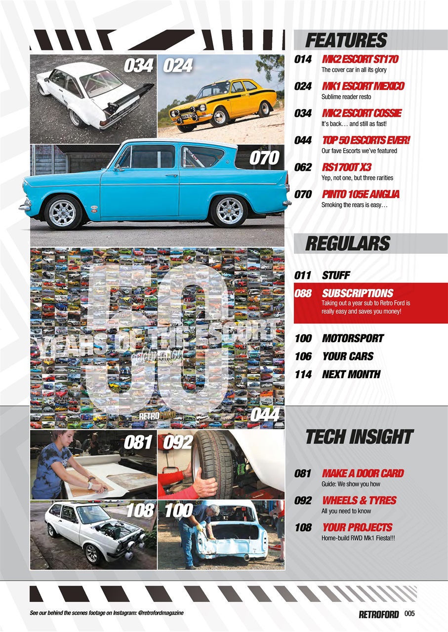 Retro Ford Preview Pages