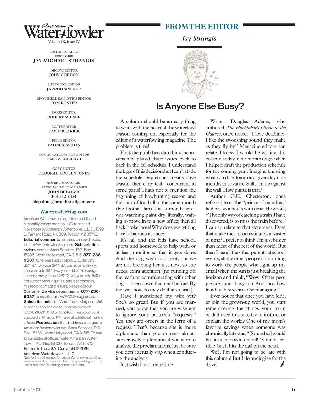 American Waterfowler Preview Pages