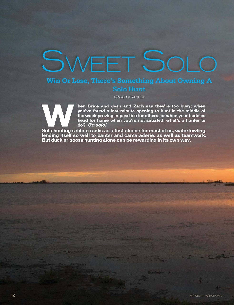 American Waterfowler Preview Pages