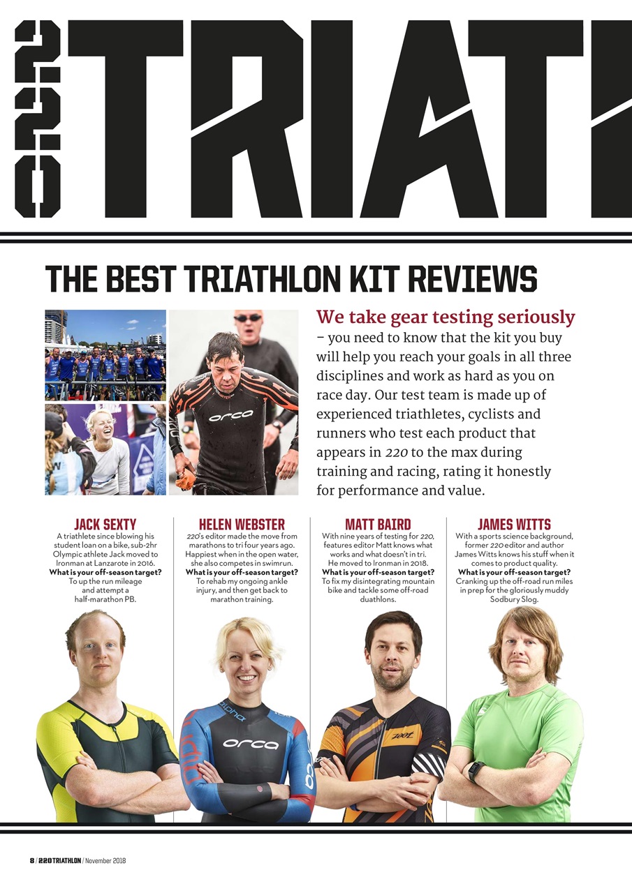 220 Triathlon Magazine Preview Pages