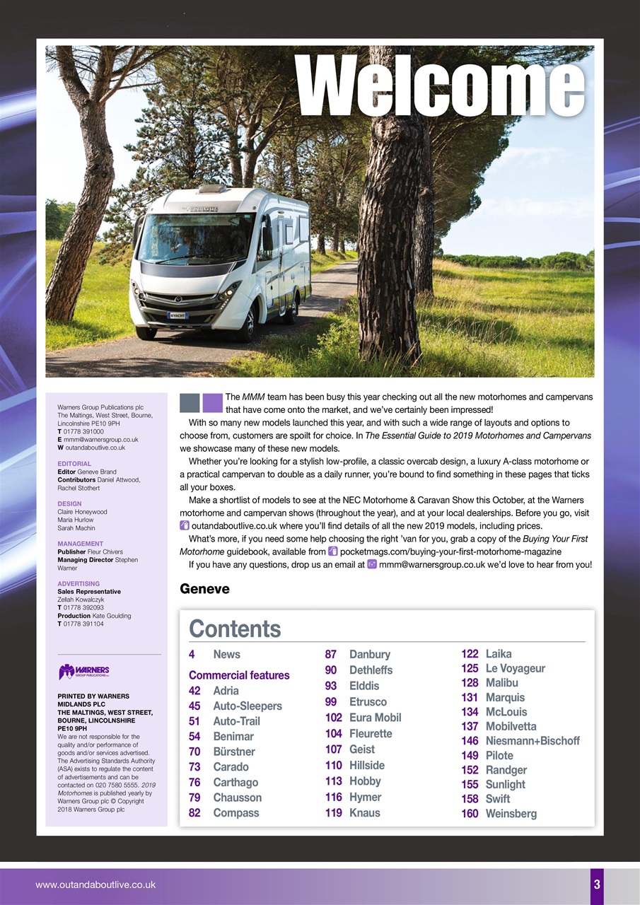Buying Your Perfect Motorhome Preview Pages
