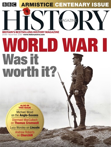History Extra Magazine issue November 2018