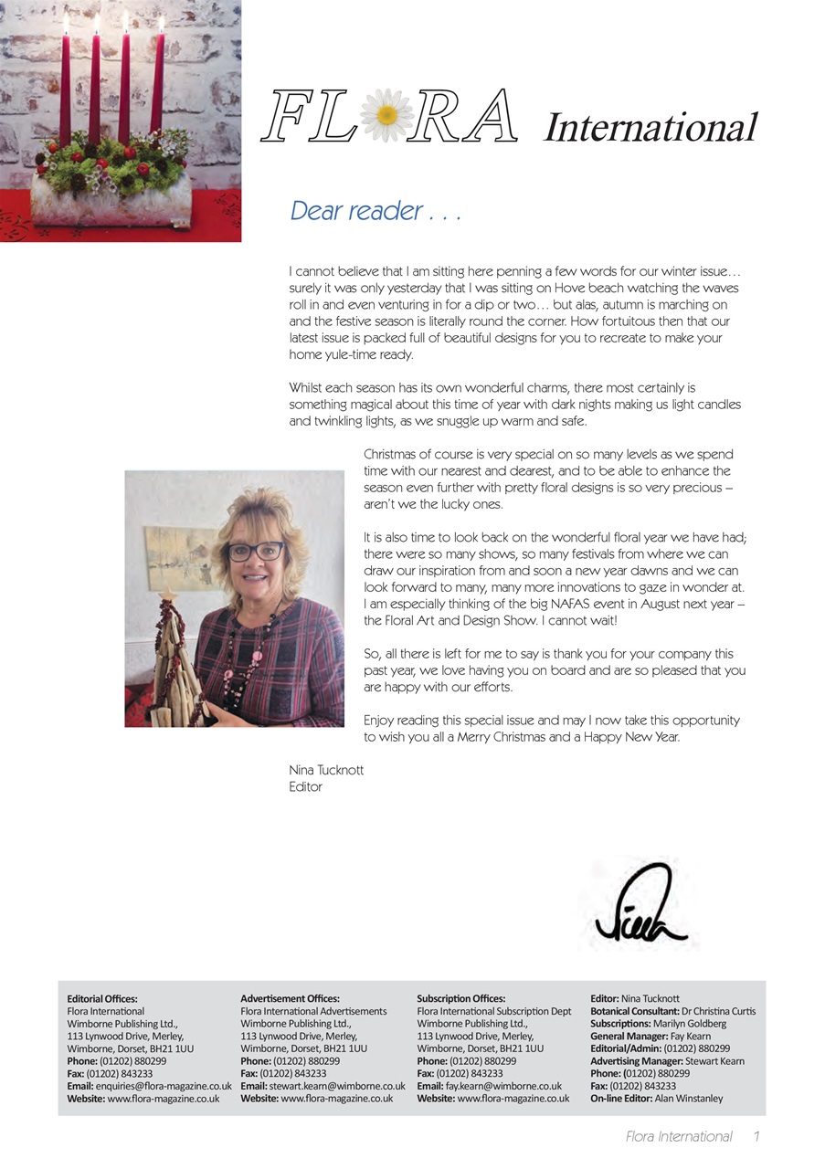 Flora International Preview Pages