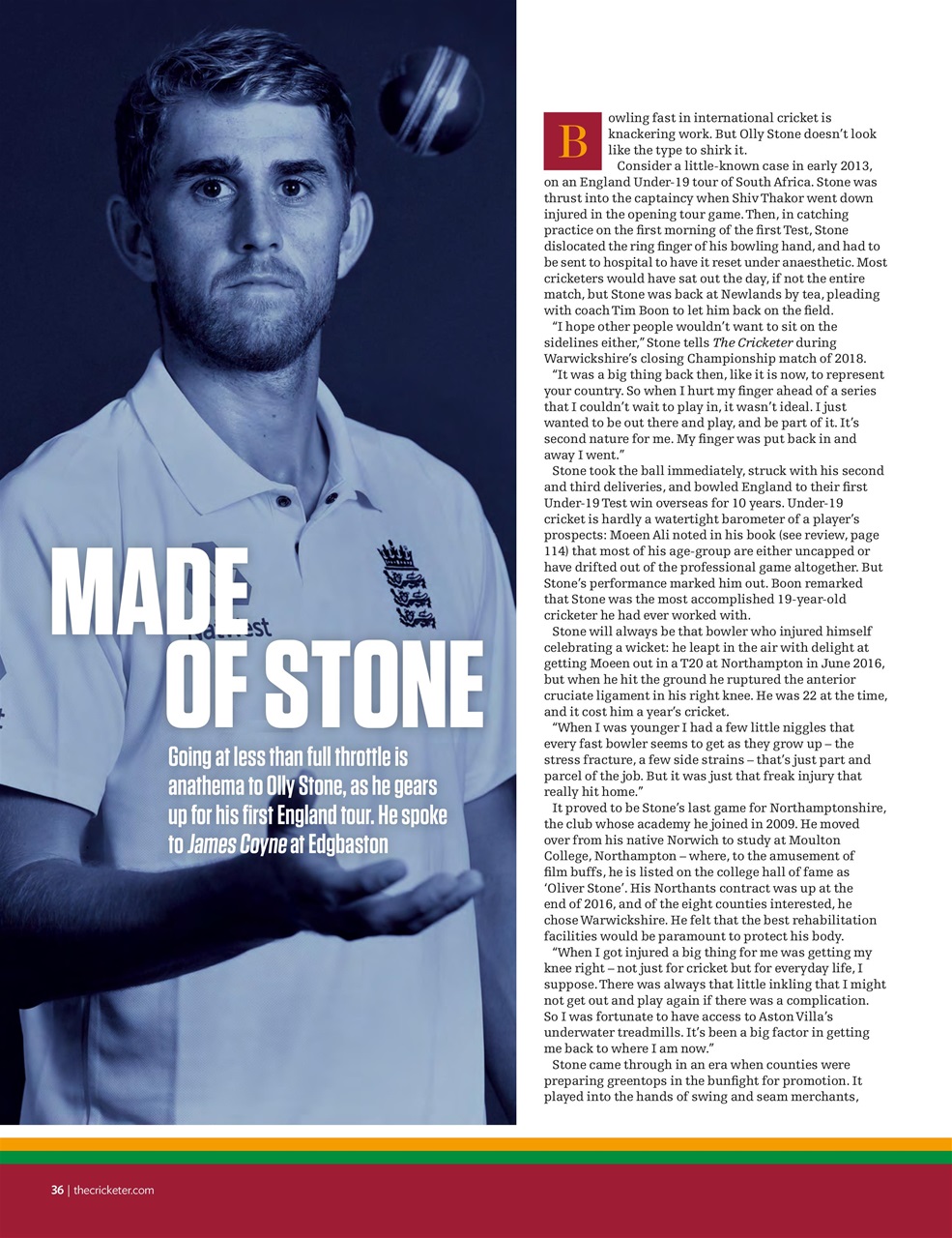 The Cricketer Magazine Preview Pages
