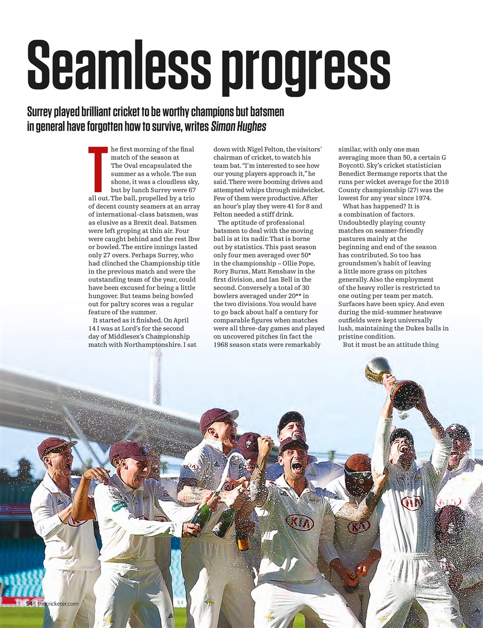 The Cricketer Magazine Preview Pages