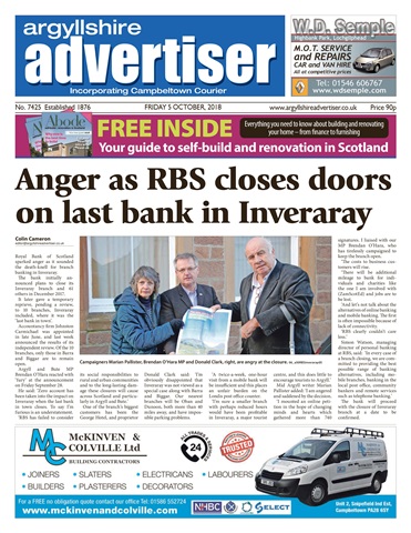 Argyllshire Advertiser issue 05 October 2018