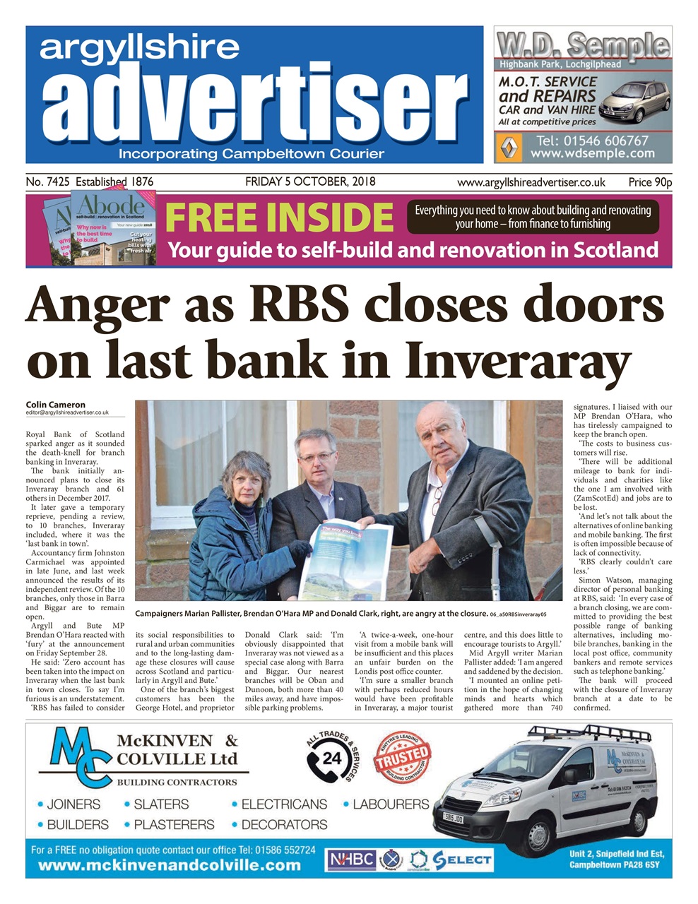 Argyllshire Advertiser Preview Pages