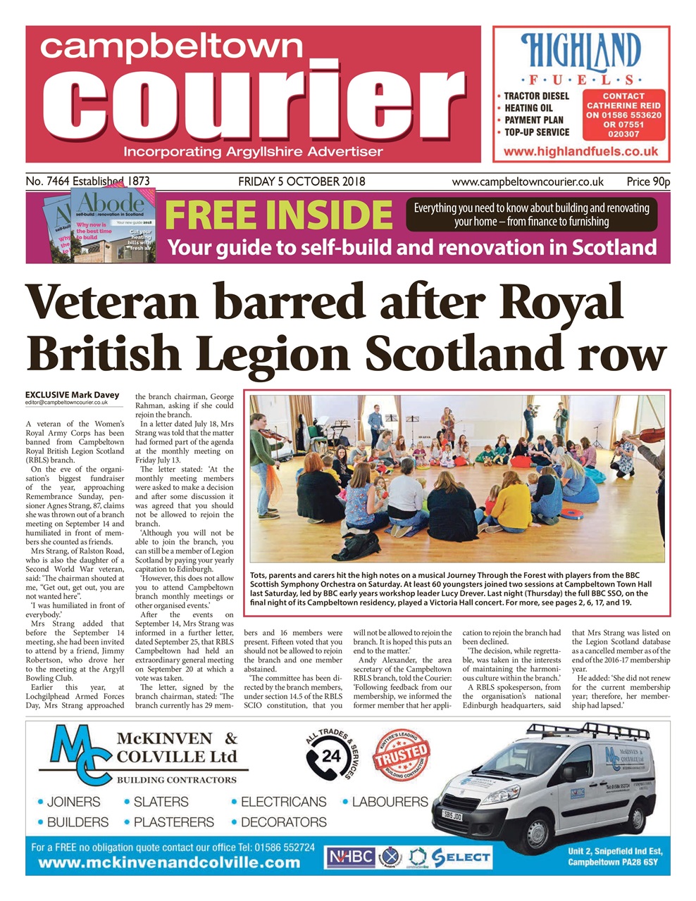 Campbeltown Courier Preview Pages